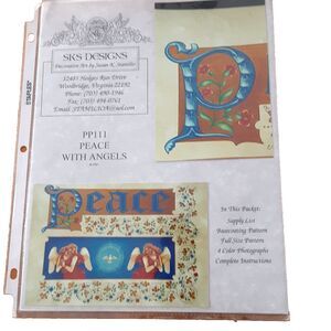 Original SKS Designs Susan K Stamilio Peace with Angels Pattern Pack